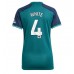 Arsenal Benjamin White #4 Voetbalkleding Derde Shirt Dames 2023-24 Korte Mouwen